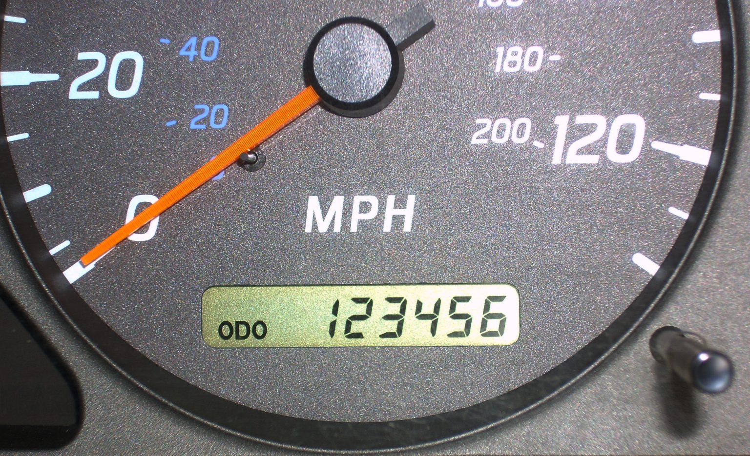 Mileage odometer