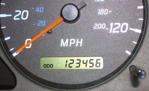 Mileage odometer