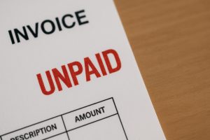 Unpaid Invoice Document