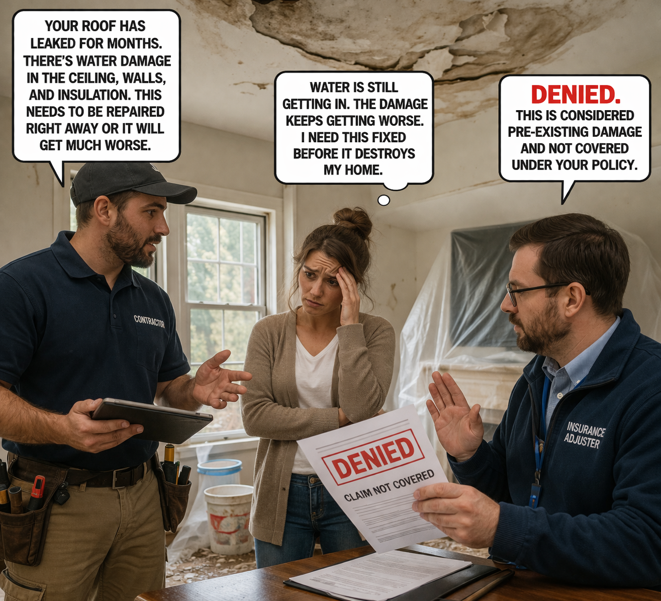 When The Insurance Company Won’t “Approve” Repairs — But Might Deny Them Later